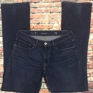 Levi Demi Curve Blue Bootcut Denim Jeans